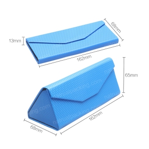 Light Blue Eye Glasses Wear Gift Box Case